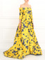Платье-макси с узором Carolina Herrera  –  Модель Верх-Низ
