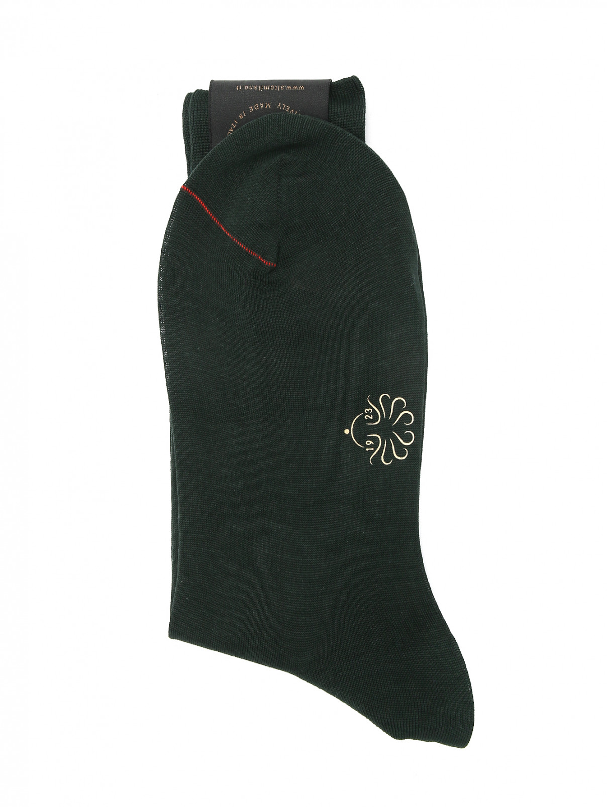 Носки из хлопка Peekaboo  –  Обтравка1  – Цвет:  Зеленый
