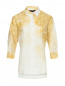 Рубашка из льна с узором Marina Rinaldi  –  Общий вид