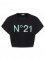 Хлопковая футболка с принтом N21  –  Общий вид
