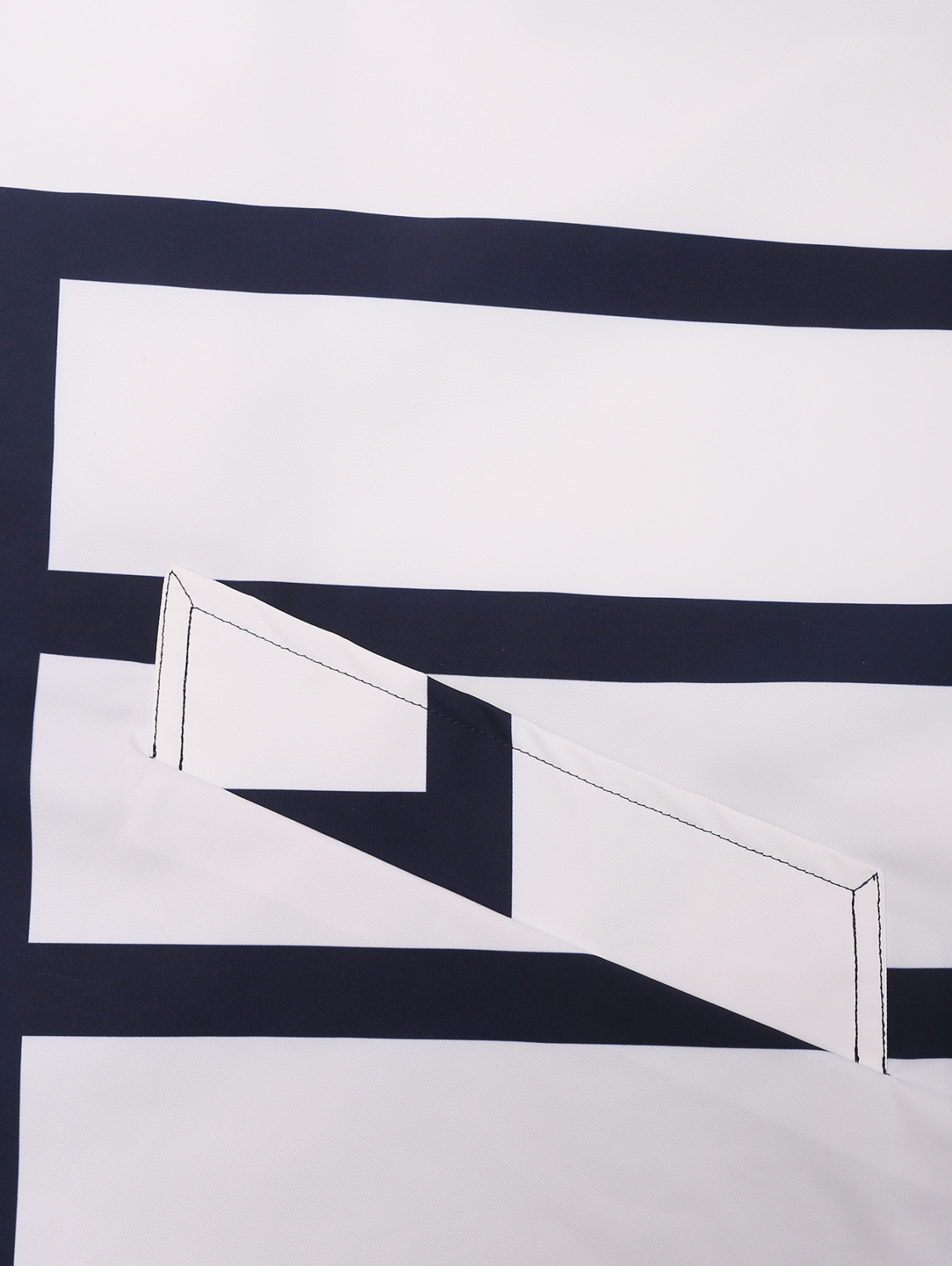 Пончо с узором и капюшоном Persona by Marina Rinaldi  –  Деталь  – Цвет:  Белый
