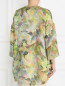 Пальто с цветочным узором и боковыми карманами Femme by Michele R.  –  Модель Верх-Низ1