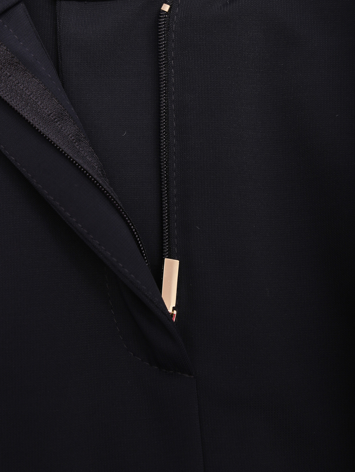 Брюки прямого кроя с карманами Marina Rinaldi  –  Деталь  – Цвет:  Синий