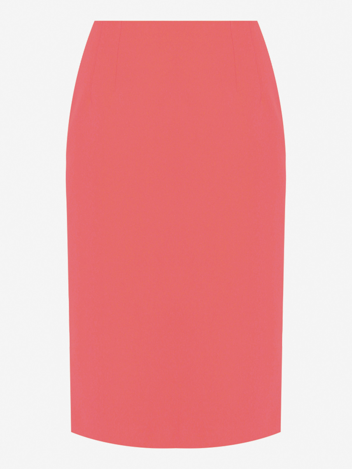 Юбка-миди с разрезом Max&Co  –  Общий вид  – Цвет:  Розовый