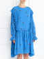 Платье свободного кроя с декоративной вышивкой Manoush  –  Модель Верх-Низ