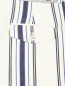 Укороченные брюки из хлопка и льна с узором "полоска" Antonio Marras  –  Деталь