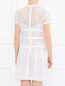 Платье из фактурной ткани с V-образным вырезом Moschino  –  Модель Верх-Низ1