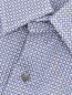 Рубашка из хлопка с узором Lagerfeld  –  Деталь