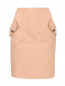 Трикотажная юбка-карандаш с боковыми карманами Moschino Cheap&Chic  –  Общий вид