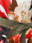 Платье из шелка с цветочным узором без рукавов Marina Rinaldi  –  Деталь1