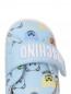 Кожаные пинетки на липучке Moschino  –  Обтравка3