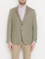 Пиджак из шерсти с накладными карманами Belvest  –  МодельОбщийВид1