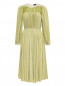 Платье-миди декорированное бисером и бусинами Elisabetta Franchi  –  Общий вид