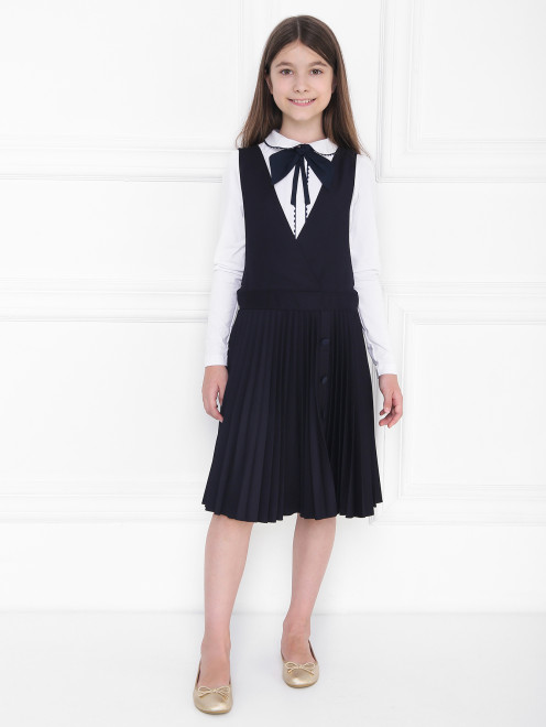 Сарафан с плиссированной юбкой Aletta Couture - МодельОбщийВид