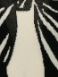 Платье из шерсти с узором и короткими рукавами Moschino Cheap&Chic  –  Деталь