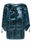 Блуза из шелкового панбархата Alberta Ferretti  –  Общий вид