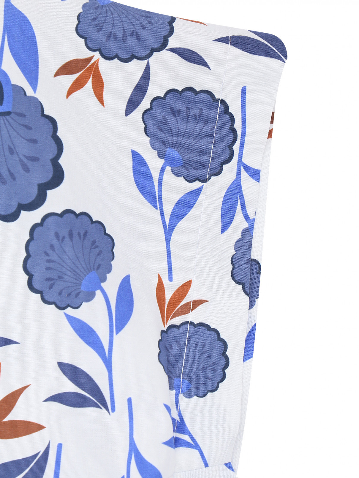 Блуза с коротким рукавом на резинке Aletta  –  Деталь1  – Цвет:  Узор