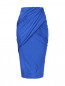 Трикотажная юбка-карандаш с драпировкой Donna Karan  –  Общий вид