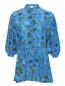 Платье из вискозы и шелка с узором Iro  –  Общий вид