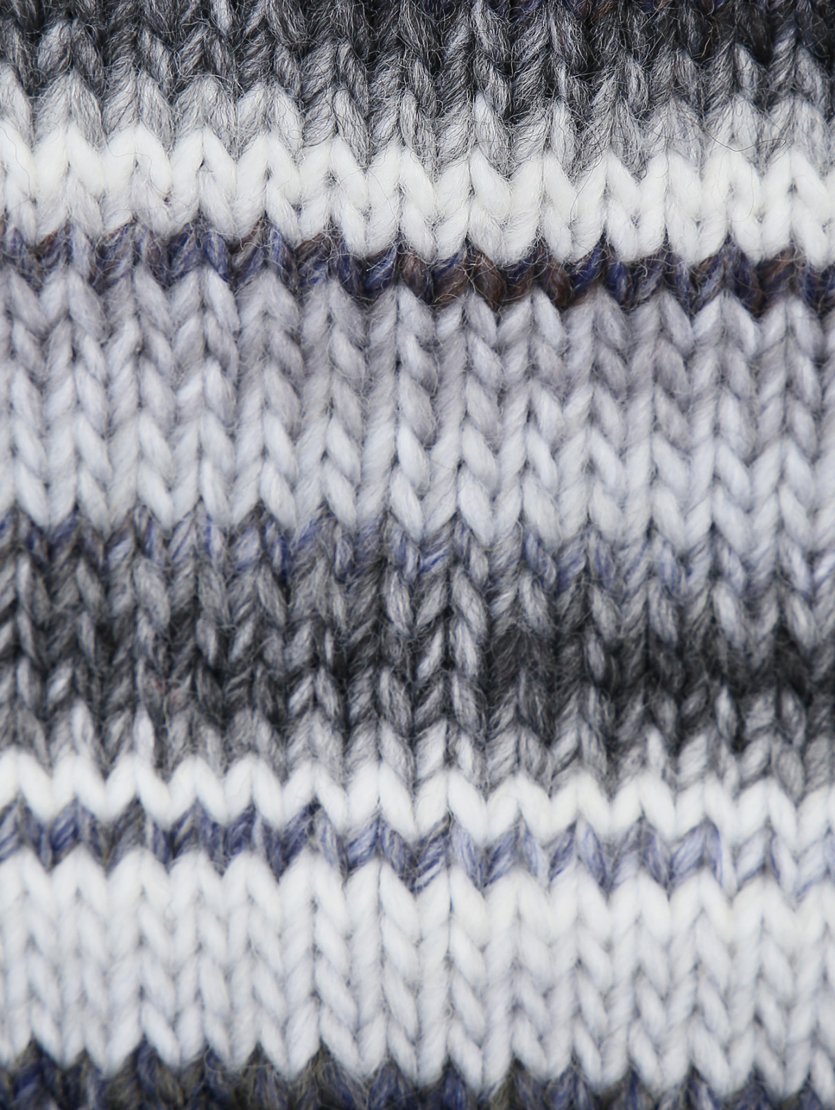 Шапка из шерсти в полоску Catya  –  Деталь1  – Цвет:  Синий