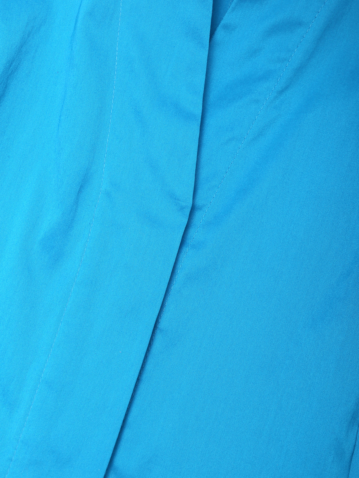 Платье-рубашка с короткими рукавами и карманами Marina Rinaldi  –  Деталь  – Цвет:  Синий