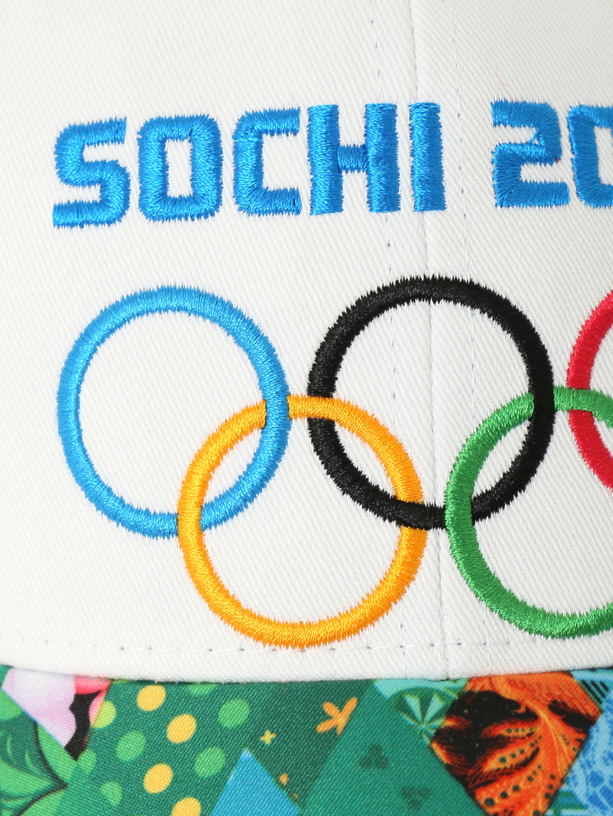 Бейсболка Sochi 2014  –  Деталь  – Цвет:  Синий