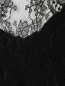 Джемпер из шерсти, шелка и кашемира с кружевом Ermanno Scervino  –  Деталь
