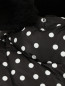 Куртка стеганая утепленная с узором "горох" Dolce & Gabbana  –  Деталь