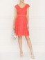 Платье с кружевной отделкой и поясом Luisa Spagnoli  –  МодельОбщийВид