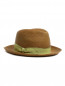 Шляпа соломенная с отделкой лентой Borsalino  –  Общий вид