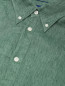 Льняная однотонная рубашка Eton  –  Деталь1