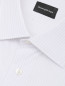 Рубашка из хлопка с узором полоска Ermenegildo Zegna  –  Деталь
