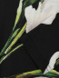 Хлопковый лонгслив с цветочным узором Dolce & Gabbana  –  Деталь