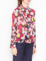 Блуза свободного кроя с узором Max&Co  –  МодельВерхНиз