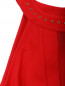 Трикотажное платье-мини с декоративной отделкой Guess  –  Деталь1