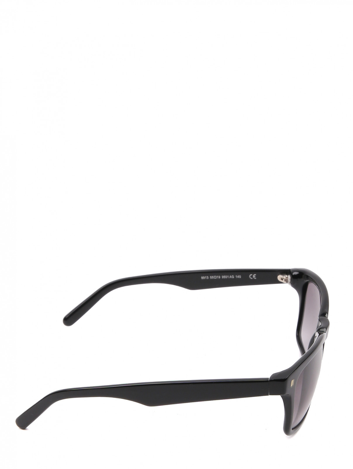 Очки солнцезащитные прямоугольной формы Oscar Magnuson  –  Обтравка2  – Цвет:  Черный