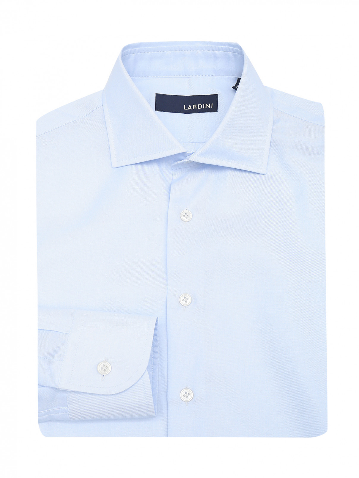 Рубашка LARDINI  –  Общий вид  – Цвет:  Синий