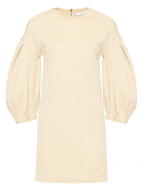 Однотонное платье с логотипом Max Mara - Общий вид