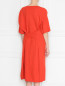 Платье из шерсти трикотажное с поясом Stefanel Cashmere  –  МодельВерхНиз1