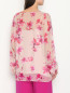 Блуза с цветочным узором Marina Rinaldi  –  МодельВерхНиз