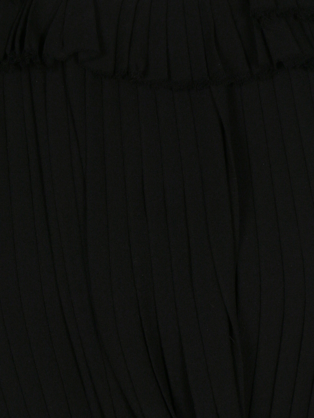 Платье из шелка декорированное кристаллами Lanvin  –  Деталь  – Цвет:  Черный