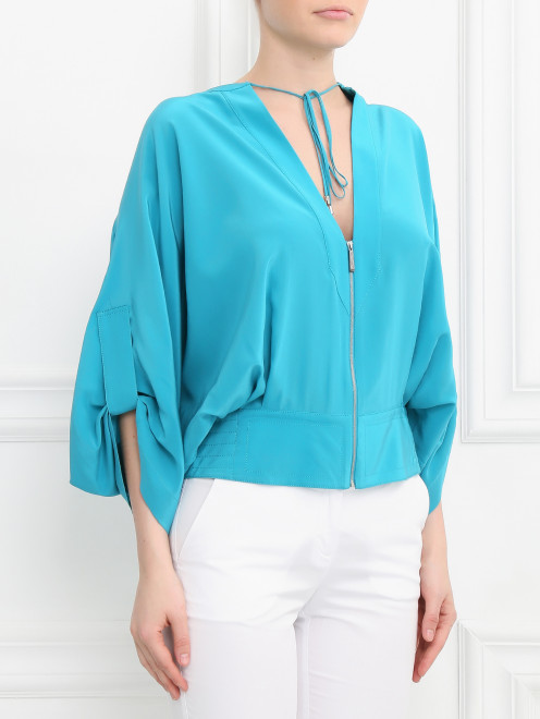 Блуза из шелка свободного кроя Barbara Bui - Модель Верх-Низ