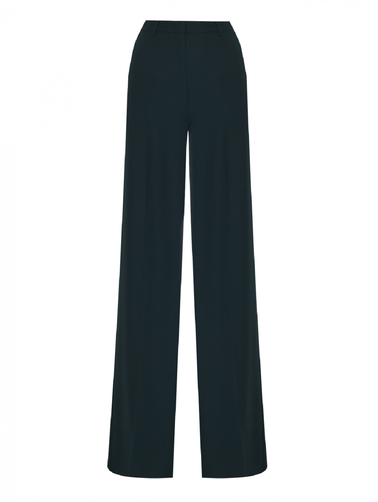Широкие брюки со стрелками Max&Co  –  Общий вид  – Цвет:  Зеленый