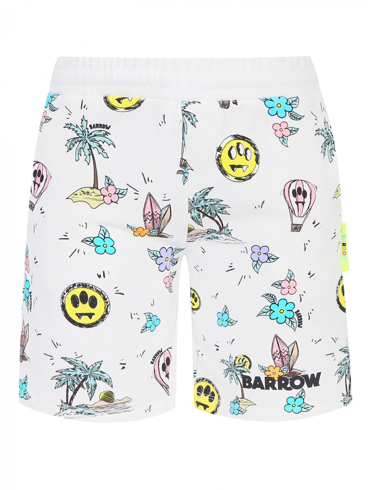 Трикотажные шорты с карманами Barrow Kids  –  Общий вид  – Цвет:  Узор