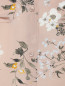 Блуза из шелка с цветочным узором Rochas  –  Деталь
