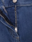 Укороченные джинсы прямого кроя Persona by Marina Rinaldi  –  Деталь