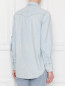 Рубашка джинсовая на кнопках Calvin Klein  –  МодельВерхНиз1