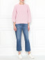 Укороченные джинсы прямого кроя Paige  –  МодельОбщийВид