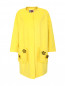 Однобортное пальто из шерсти с декоративными элементами I'M Isola Marras  –  Общий вид