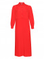 Платье-миди с контрастными пуговицами Ли-Лу  –  Общий вид